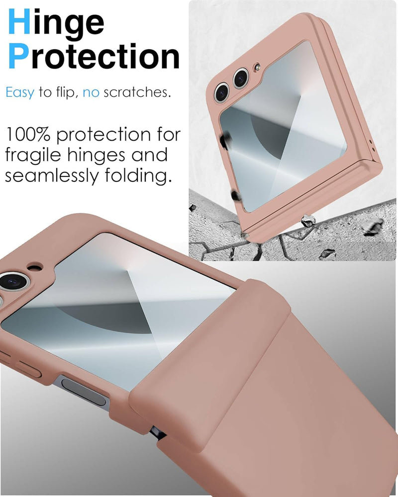 Samsung Galaxy Z Flip 6 Hinge Protection Built - in Screen Protector Phone Case - Gorilla Cases