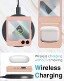 Samsung Galaxy Z Flip 6 Hinge Protection Built - in Screen Protector Phone Case