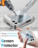Samsung Galaxy Z Flip 6 Hinge Protection Built - in Screen Protector Phone Case