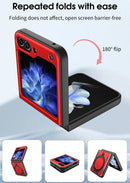Samsung Galaxy Z Flip 6 Magnetic Front Screen Protector & Kickstand Case Cover