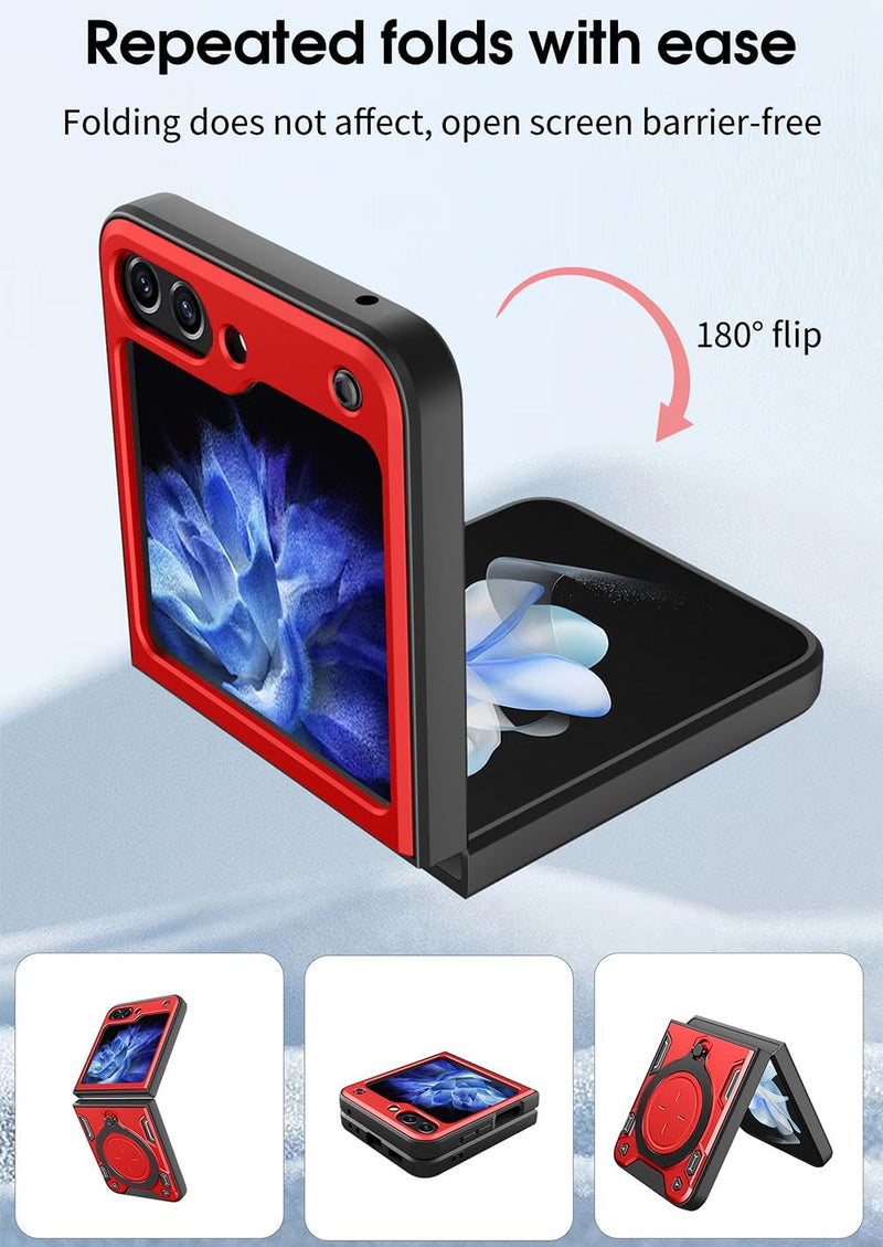 Samsung Galaxy Z Flip 6 Magnetic Front Screen Protector & Kickstand Case Cover - Gorilla Cases