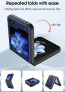 Samsung Galaxy Z Flip 6 Magnetic Front Screen Protector & Kickstand Case Cover