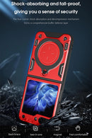 Samsung Galaxy Z Flip 6 Magnetic Front Screen Protector & Kickstand Case Cover