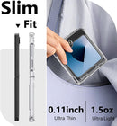 Samsung Galaxy Z Flip 6 Ultra Slim Shockproof TPU Bumper Hard PC Cover