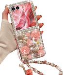 Samsung Galaxy Z Flip 7 Case – Flower Diamond Bling | Gorilla Cases