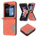 Samsung Galaxy Z Flip 8 Geometric Leather Case