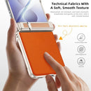 Samsung Galaxy Z Flip 8 Kickstand Leather Case with HD Screen Protector