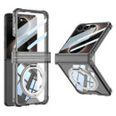 Samsung Galaxy Z Flip 8 Magnetic Airbag Kickstand Clear Case