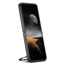Samsung Galaxy Z Flip 8 Magnetic Leather Case with Rotating Kickstand