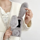 Samsung Galaxy Z Flip 8 Winter Plush Bunny Ears Case