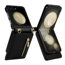 Samsung Galaxy Z Flip 8 Zipper Wallet Case with Shoulder Strap