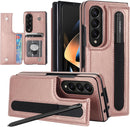 Samsung Galaxy Z Fold 3 5G Wallet Cover Pen SPen Slot Credit Card Holder