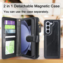 Samsung Galaxy Z Fold 5 5G Z Fold 5 Cash Coin Zipper Pocket 12 Card Slots Holder