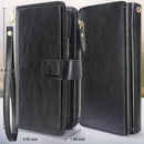 Samsung Galaxy Z Fold 5 5G Z Fold 5 Cash Coin Zipper Pocket 12 Card Slots Holder