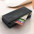 Samsung Galaxy Z Fold 5 5G Z Fold 5 Cash Coin Zipper Pocket 12 Card Slots Holder