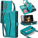 Samsung Galaxy Z Fold 5 Wallet Blocking Card Holder PU Leather Flip Phone Case