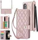 Samsung Galaxy Z Fold 5 Wallet Case S Pen Holder Crossbody Lanyard Strap Wrist Stylish Protective Cover