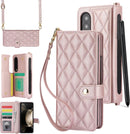 Samsung Galaxy Z Fold 5 Wallet Case S Pen Holder Crossbody Lanyard Strap Wrist Stylish Protective Cover