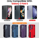 Samsung Galaxy Z Fold 5 Wallet Z Fold 5 Case S Pen Holder Full Body Cover