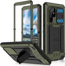 Samsung S22 Ultra Heavy Duty Metal Shockproof Case with Kickstand