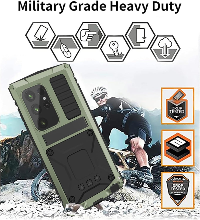 Samsung S24 Plus Aluminum Military Grade Armor Rugged Case - Gorilla Cases