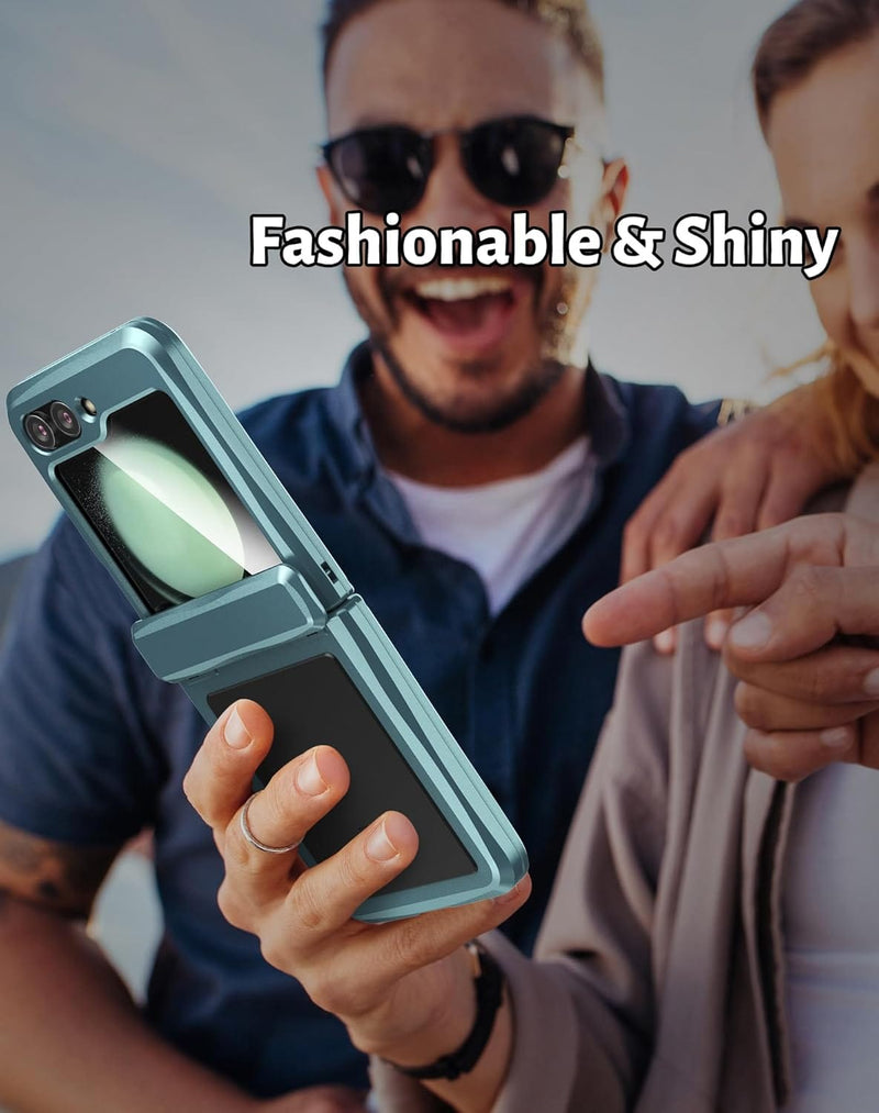 Samsung Z Flip 6 Aluminum Metal Heavy Duty Shockproof Protective Case