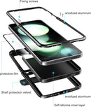 Samsung Z Flip 6 Aluminum Metal Heavy Duty Shockproof Protective Case