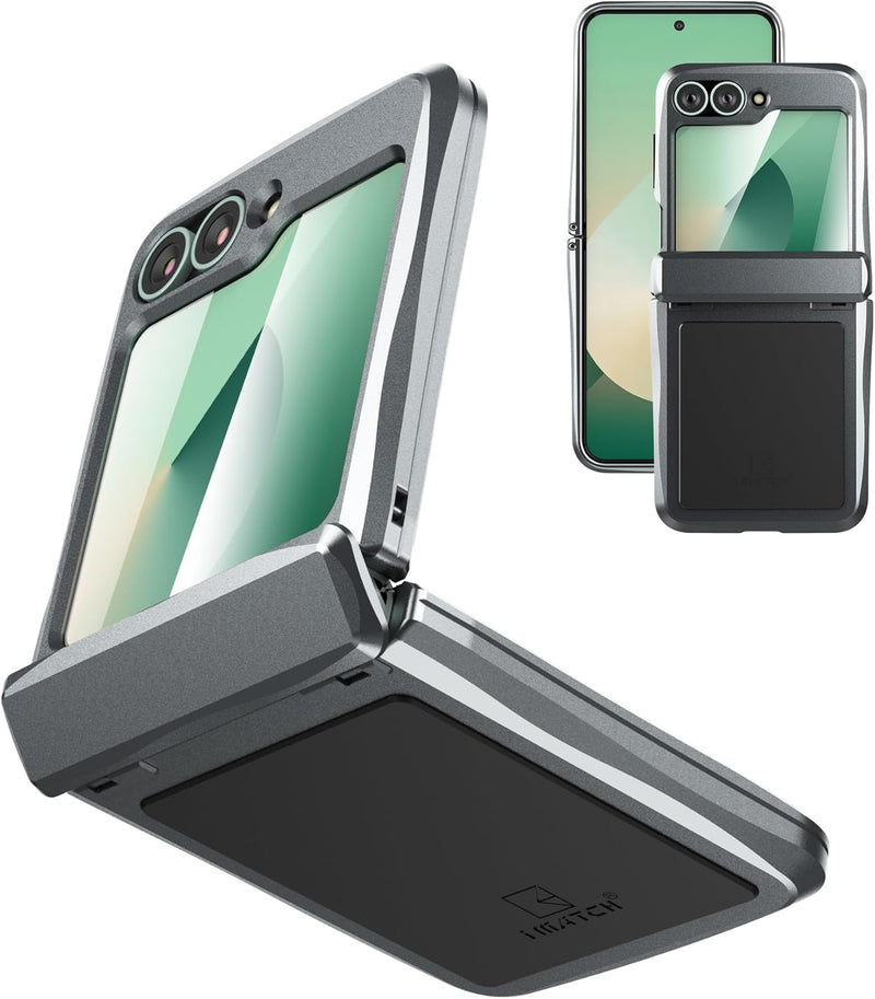 Samsung Z Flip 6 Aluminum Metal Heavy Duty Shockproof Protective Case