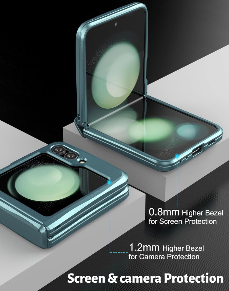 Samsung Z Flip 6 Aluminum Metal Heavy Duty Shockproof Protective Case