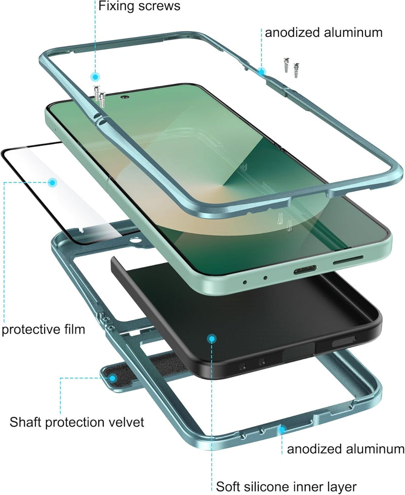 Samsung Z Flip 6 Aluminum Metal Heavy Duty Shockproof Protective Case - Gorilla Cases