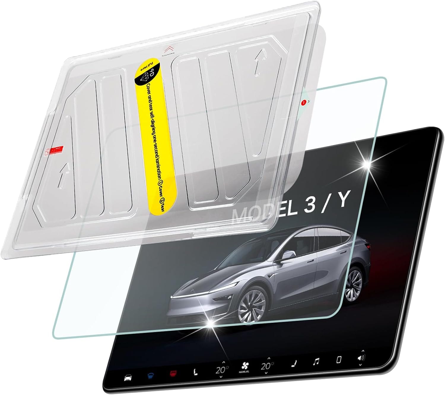 Tesla Model Y and Model 3 Dashboard Screen Protector
