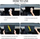 Screen Protector for Tesla Model Y 2024 - 2020 Model 3 2023 - 2017 with Alignment Kit Tempered Glass Touchscreen Protection for Dashboard Protective 9H Hardness anti Glare Fingerprint HD Clear