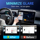 Screen Protector for Tesla Model Y 2024 - 2020 Model 3 2023 - 2017 with Alignment Kit Tempered Glass Touchscreen Protection for Dashboard Protective 9H Hardness anti Glare Fingerprint HD Clear