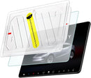 Screen Protector for Tesla Model Y 2024 - 2020 Model 3 2023 - 2017 with Alignment Kit Tempered Glass Touchscreen Protection for Dashboard Protective 9H Hardness anti Glare Fingerprint HD Clear
