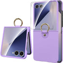 Shock Proof for Galaxy Z Flip 7 Cases with Ring Holder, [Ultra - Slim & Colorful]