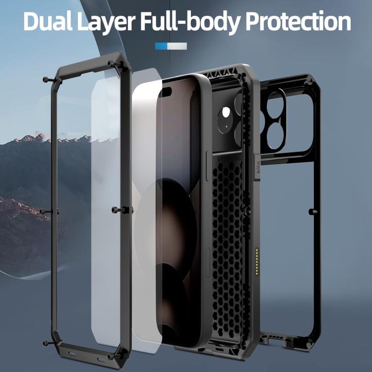 Shockproof IP54 Life Waterproof Phone Case, For iPhone 17 Pro Max, For iPhone 17 Pro, For iPhone 17, For iPhone 17 Air, For iPhone 16e, For iPhone 16 Pro Max, For iPhone 16 Pro, For iPhone 16 Plus, For iPhone 16