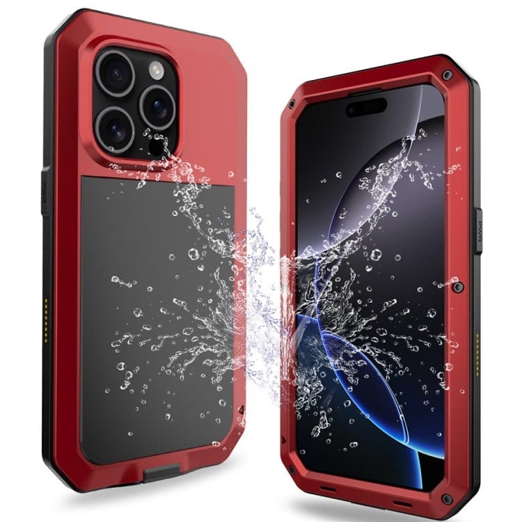 Shockproof IP54 Life Waterproof Phone Case, For iPhone 17 Pro Max, For iPhone 17 Pro, For iPhone 17, For iPhone 17 Air, For iPhone 16e, For iPhone 16 Pro Max, For iPhone 16 Pro, For iPhone 16 Plus, For iPhone 16
