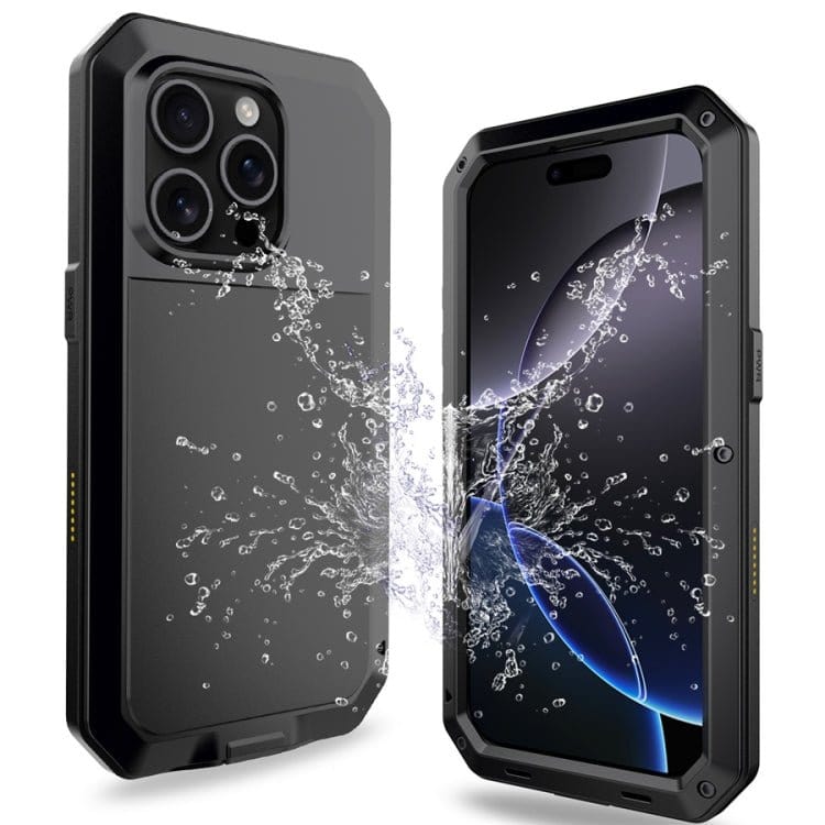 Shockproof IP54 Life Waterproof Phone Case, For iPhone 17 Pro Max, For iPhone 17 Pro, For iPhone 17, For iPhone 17 Air, For iPhone 16e, For iPhone 16 Pro Max, For iPhone 16 Pro, For iPhone 16 Plus, For iPhone 16