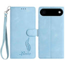 Skin Feel Embossed Feather Leather Phone Case, For iPhone 17 Pro Max
