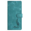 Skin Feel Embossed Feather Leather Phone Case, For iPhone 17 Pro Max