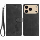 Skin Feel Embossed Feather Leather Phone Case, For iPhone 17 Pro Max