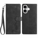 Skin Feel Embossed Feather Leather Phone Case, For iPhone 17 Pro Max