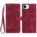 Skin Feel Embossed Feather Leather Phone Case, For iPhone 17 Pro Max