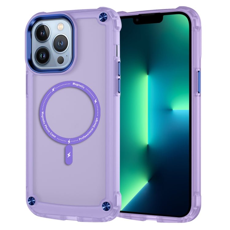 Skin Feel TPU + PC MagSafe Magnetic Phone Case, For iPhone 15