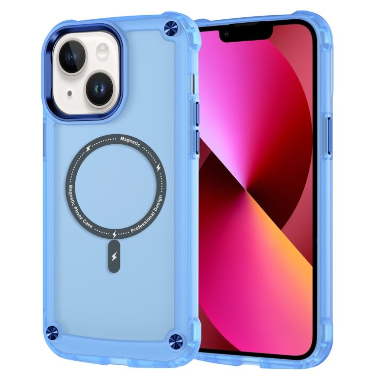 Skin Feel TPU + PC MagSafe Magnetic Phone Case, For iPhone 15