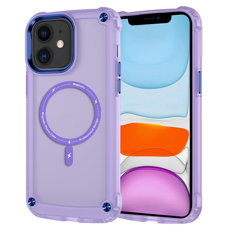 Skin Feel TPU + PC MagSafe Magnetic Phone Case, For iPhone 15