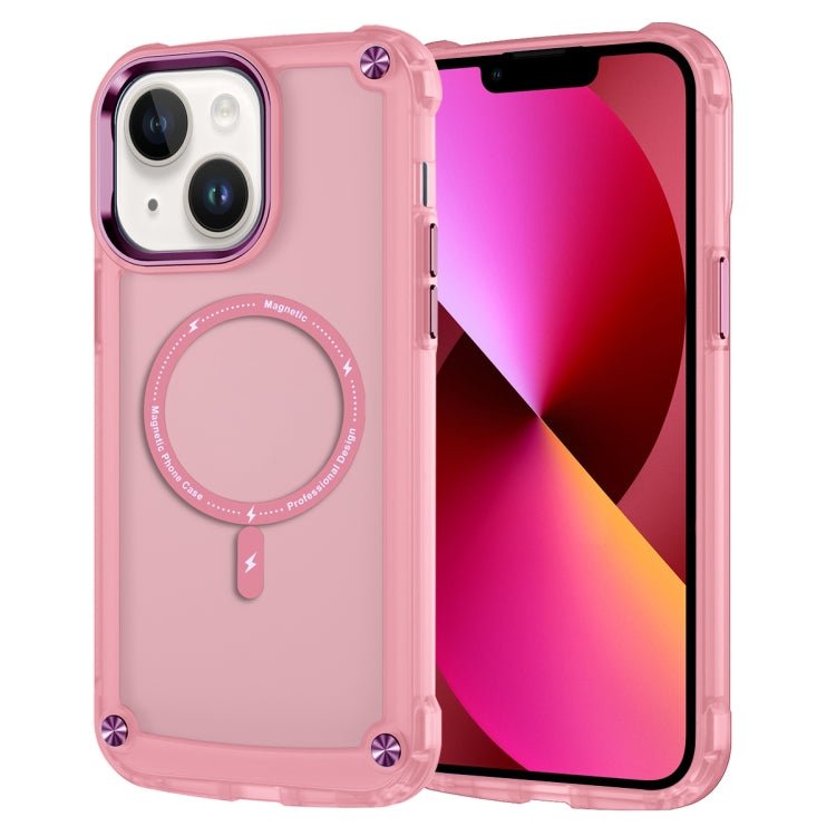 Skin Feel TPU + PC MagSafe Magnetic Phone Case, For iPhone 15
