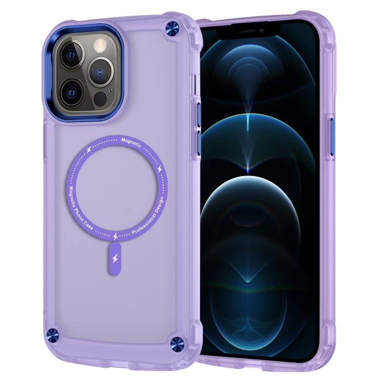 Skin Feel TPU + PC MagSafe Magnetic Phone Case, For iPhone 15