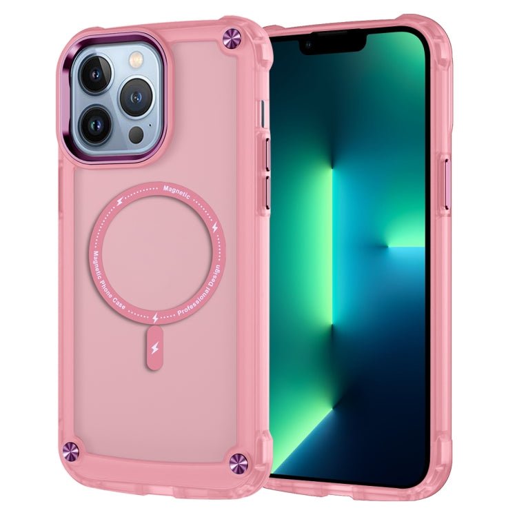 Skin Feel TPU + PC MagSafe Magnetic Phone Case, For iPhone 15
