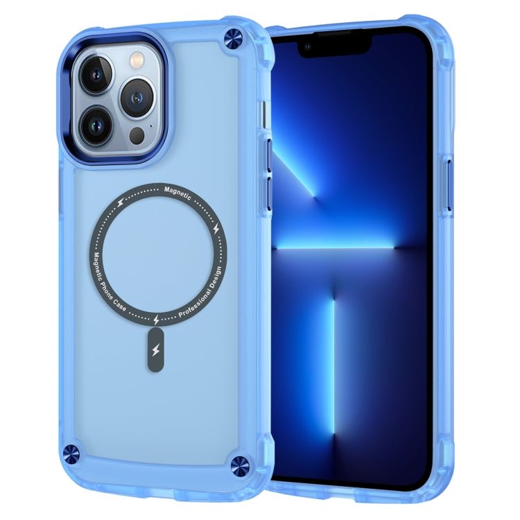 Skin Feel TPU + PC MagSafe Magnetic Phone Case, For iPhone 15